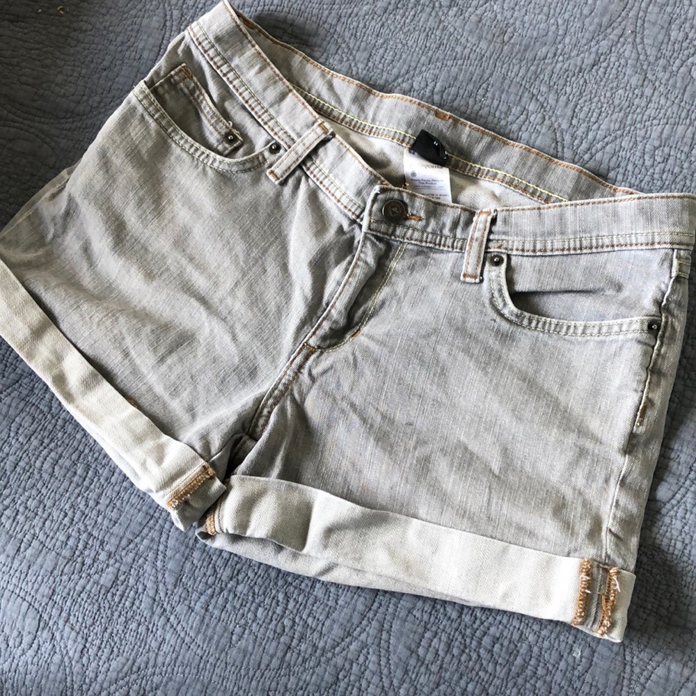Grey denim Patagonia shorts